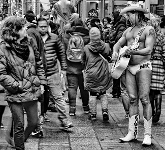 The Naked Cowboy, Times Square The Naked Cowboy, Times Square