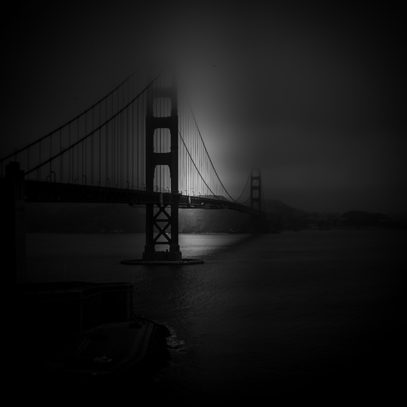 Golden Gate - night study