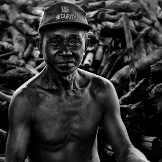 Charcoal Village Head Charcoal Village Head