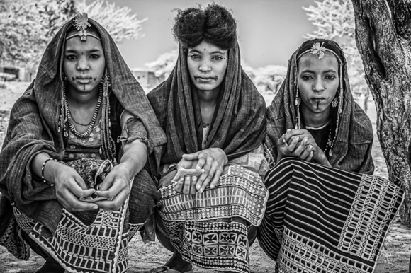 Wodaabe women in Niger at the Gerewol Festival