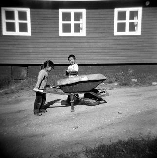 Old wheelbarrow