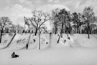 Snow in the Netherlands