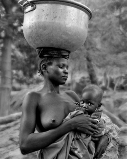 Dogon Mother and Child - Mali Dogon Mother and Child - Mali