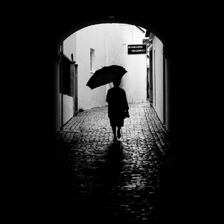 With An Umbrella With An Umbrella
