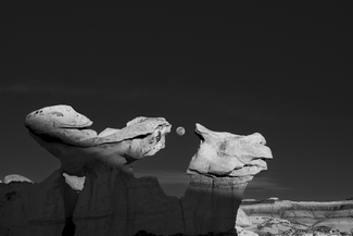 Bisti Wilderness Moon Rising Bisti Wilderness Moon Rising