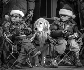 At the Santa Claus Parade At the Santa Claus Parade