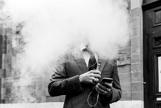 Burning businessman Burning businessman