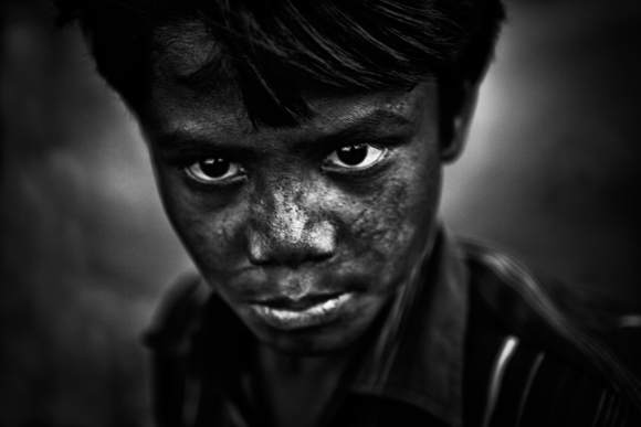 Young Indian miner
