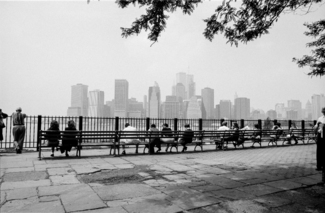 Manhattan Viewed from Brooklyn Bridge Park,1995