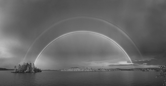 Brule Lake rainbow. Brule Lake rainbow.