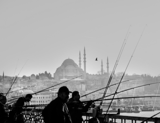 Fishing in Istanbul
