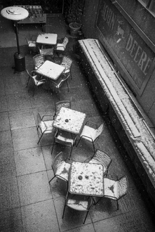 Winter Sidewalk Cafe Winter Sidewalk Cafe