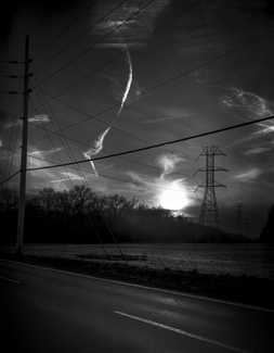 Sunset-High Tension Wires-East Windsor NJ Sunset-High Tension Wires-East Windsor NJ