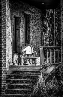 Rocking Chair on the Porch, Thurmond Rocking Chair on the Porch, Thurmond