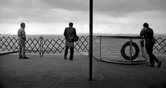 Three Men on a Ferry Three Men on a Ferry