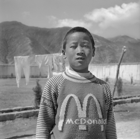 Orphan boy, Tibet