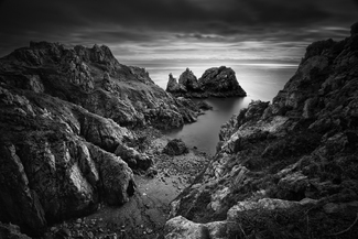 The Pea Stacks, Jerbourg, Guernsey