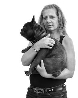 Woman with dog Woman with dog