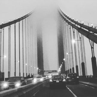 Foggy Bridge in NYC Foggy Bridge in NYC