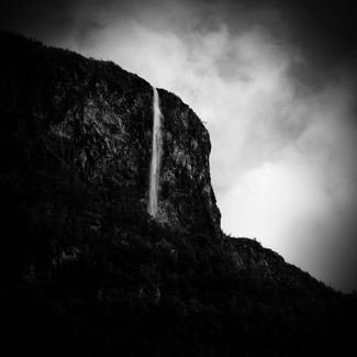 Kjelfossen waterfall, Norway
