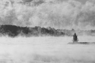 Spring Point Light, Portland Maine Harbor, USA Spring Point Light, Portland Maine Harbor, USA