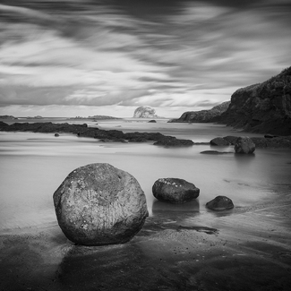 Erratics and bass rock Erratics and bass rock