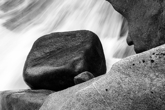 Man Contemplates Stone Man Contemplates Stone