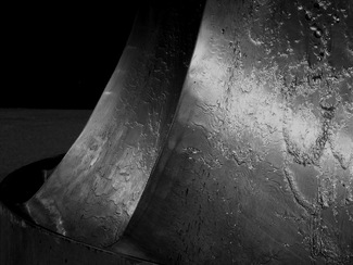 Turbine shovel in rain Turbine shovel in rain