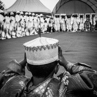 Kid at Timket, Ethiopia