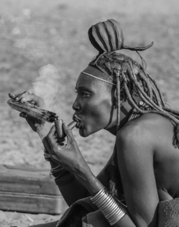 Himba Smoking Break