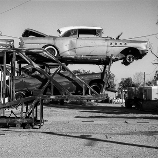 Pearsonvill, CA. Stacked Buicks Pearsonvill, CA. Stacked Buicks