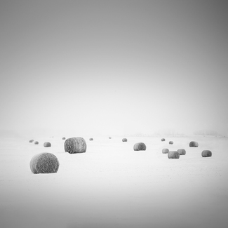 Hay Bales in Winter Hay Bales in Winter