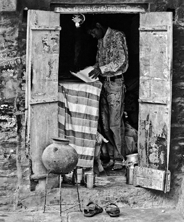 Man In Doorway Man In Doorway