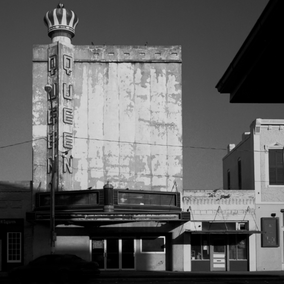 The Queen Movie Theater, Main Street Bryan, Texas