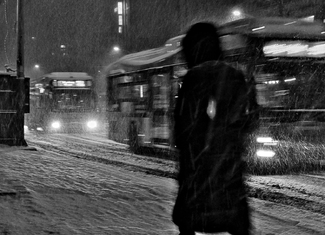 A heavy snowstorm A heavy snowstorm