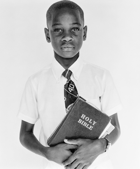 Boy with Bible, Little Rock, Arkansas