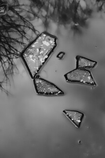 Reflections and ice Reflections and ice