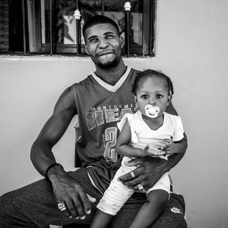 The child and his dad The child and his dad