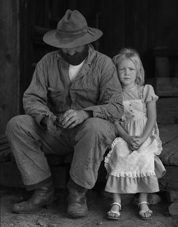 Man and Daughter Man and Daughter