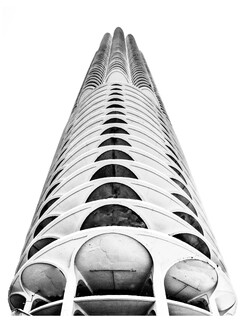 Looking Up at Marina City Looking Up at Marina City