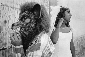 Bride and wolf, San Martin Tilcajete Bride and wolf, San Martin Tilcajete