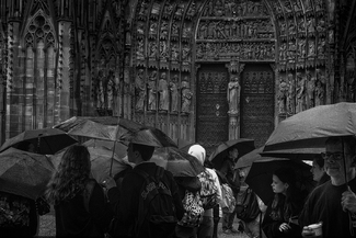 Strasbourg Cathedral Rain Strasbourg Cathedral Rain