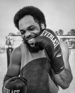 Boxer on Venice Beach Boxer on Venice Beach