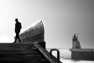 Walk on the seaside Walk on the seaside