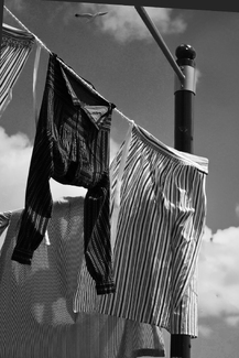 Hanging out the wash Hanging out the wash