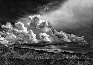 Monsoon Cloud Over the Santa Catalinas Monsoon Cloud Over the Santa Catalinas