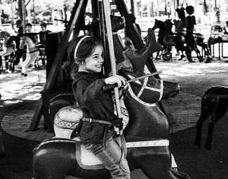 Girl on Merrygoround Girl on Merrygoround