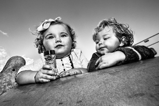 Traveller Babies Ballanisloe Horse Fair Traveller Babies Ballanisloe Horse Fair