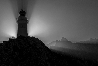 Lighthouse silhouette Lighthouse silhouette
