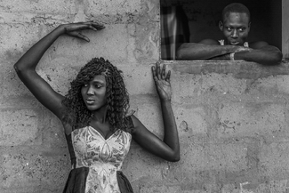 Senegalese Girl Outside Senegalese Girl Outside